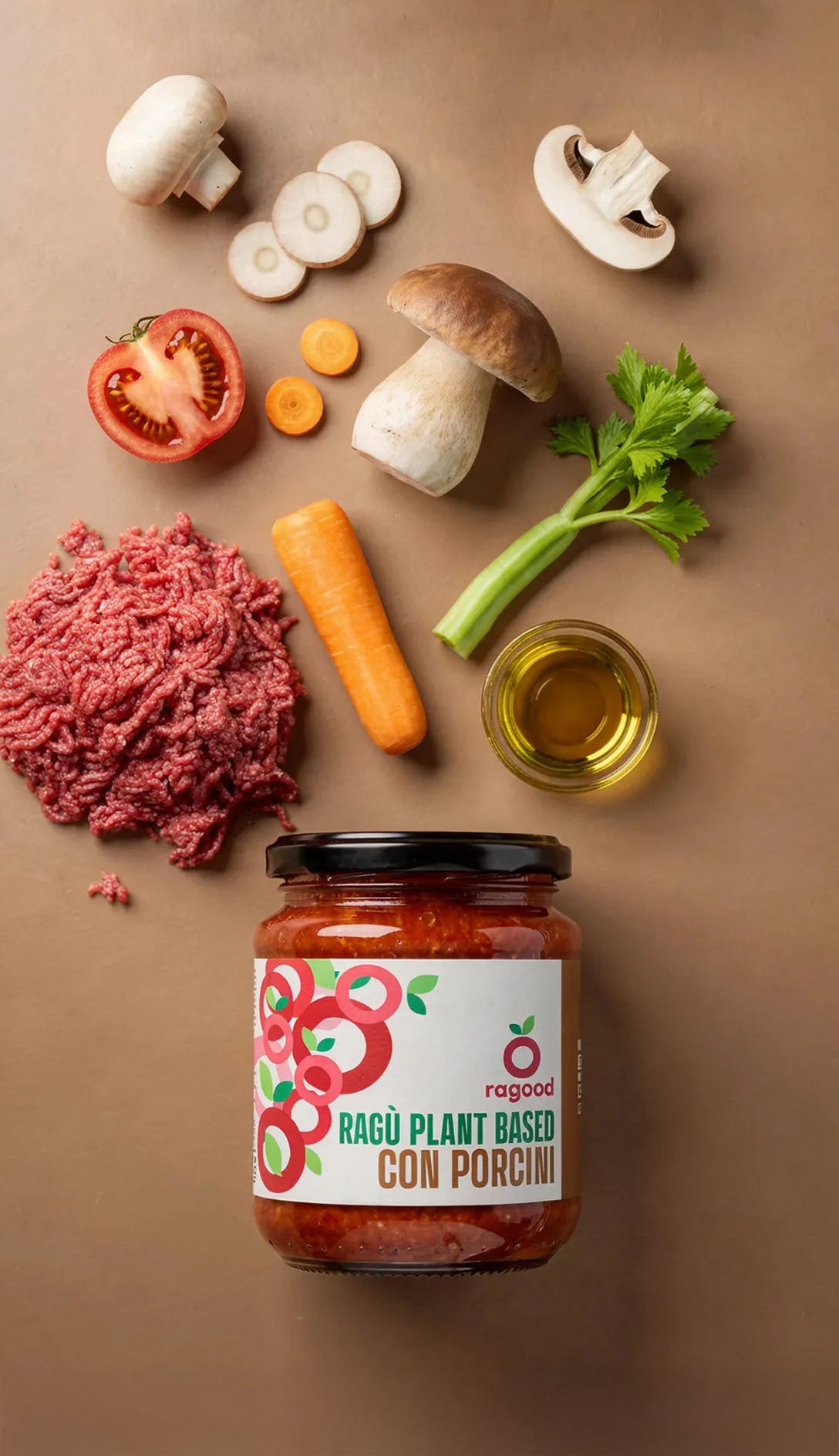 ragu plant based porcini